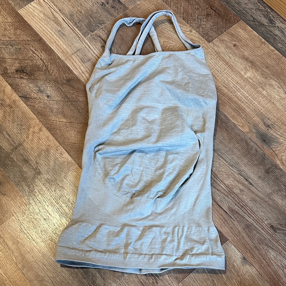 Blanqi Gray Compression Maternity Tank Top